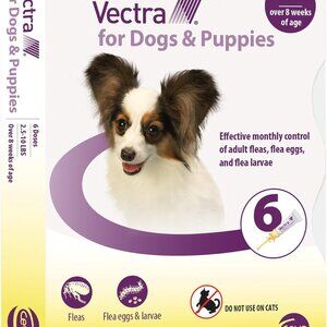 6.Vectra® for Dogs & Puppies Flea Treatment & Prevention for Extra Small Dogs